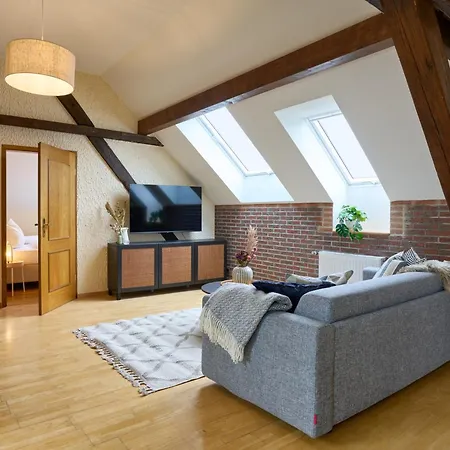 Apartamento Marx - Charmantes Im Stadtzentrum Von - Bis 6 Gaeste, 2 Schlafzimmer, Wlan & Waschmaschine